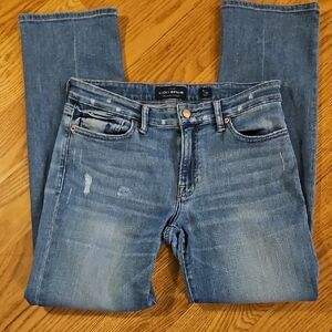Lucky Brand Medium Blue Denim Jeans 10/30 Ankle Sweet Straight